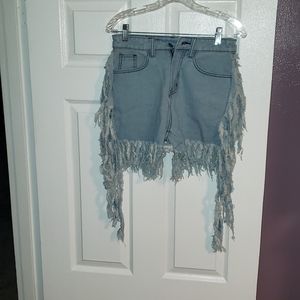 Ladies denim shorts